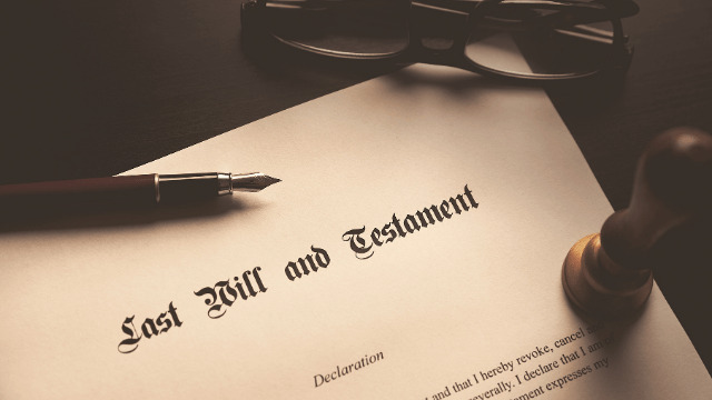 last will and testament